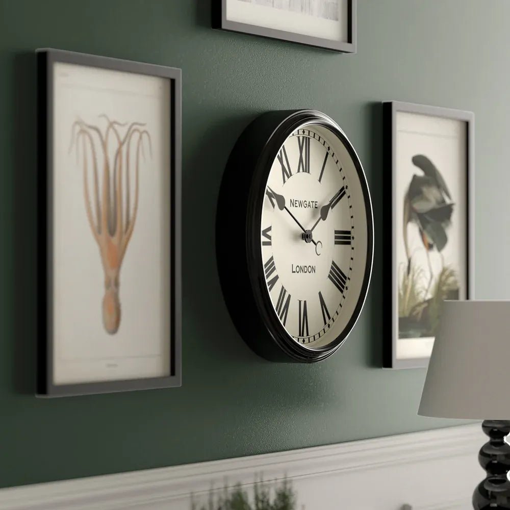 Newgate Spitalfields Wall Clock - Black - Wall Clocks