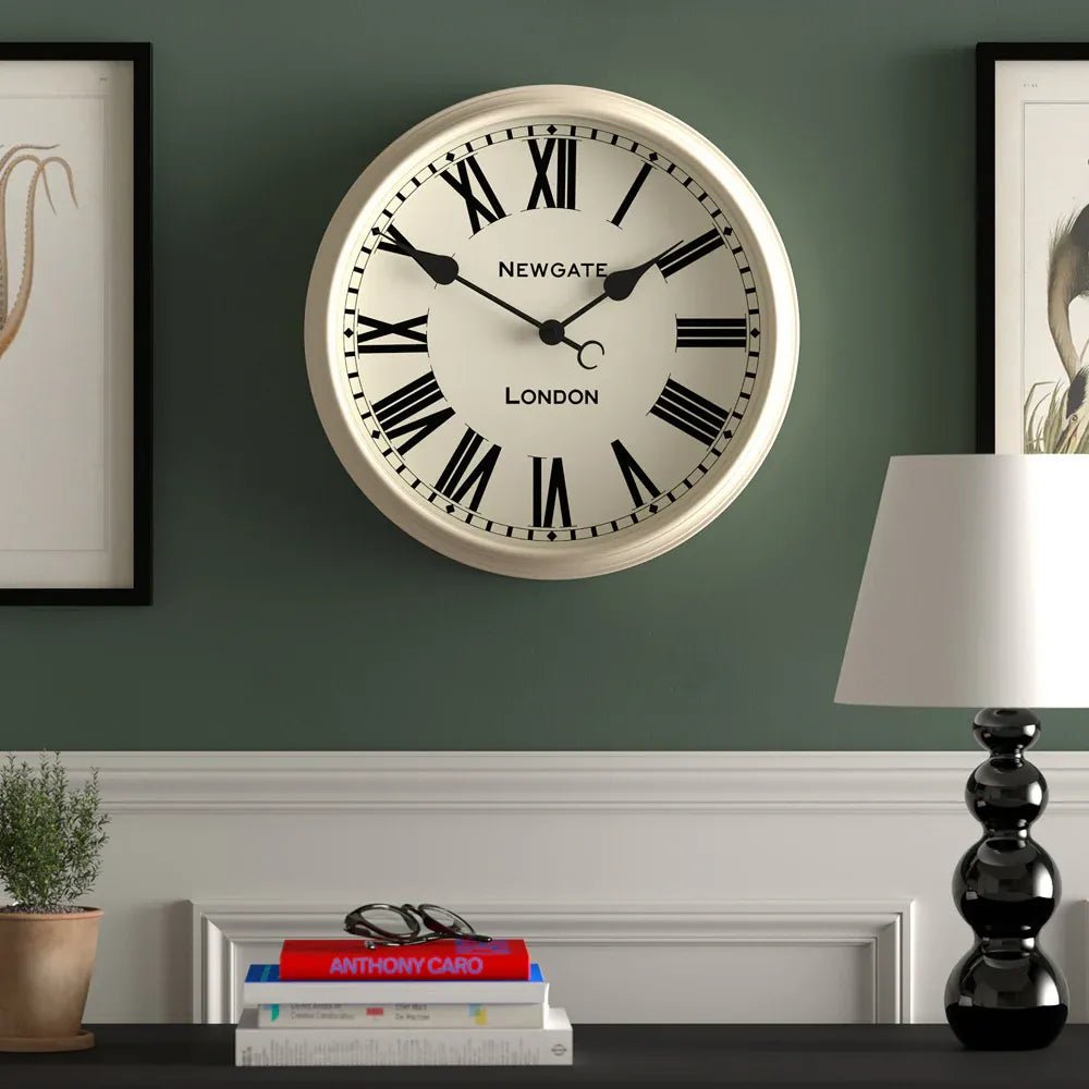 Newgate Spitalfields Wall Clock - Vanilla Cream - Wall Clocks