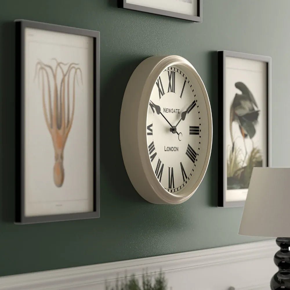 Newgate Spitalfields Wall Clock - Vanilla Cream - Wall Clocks