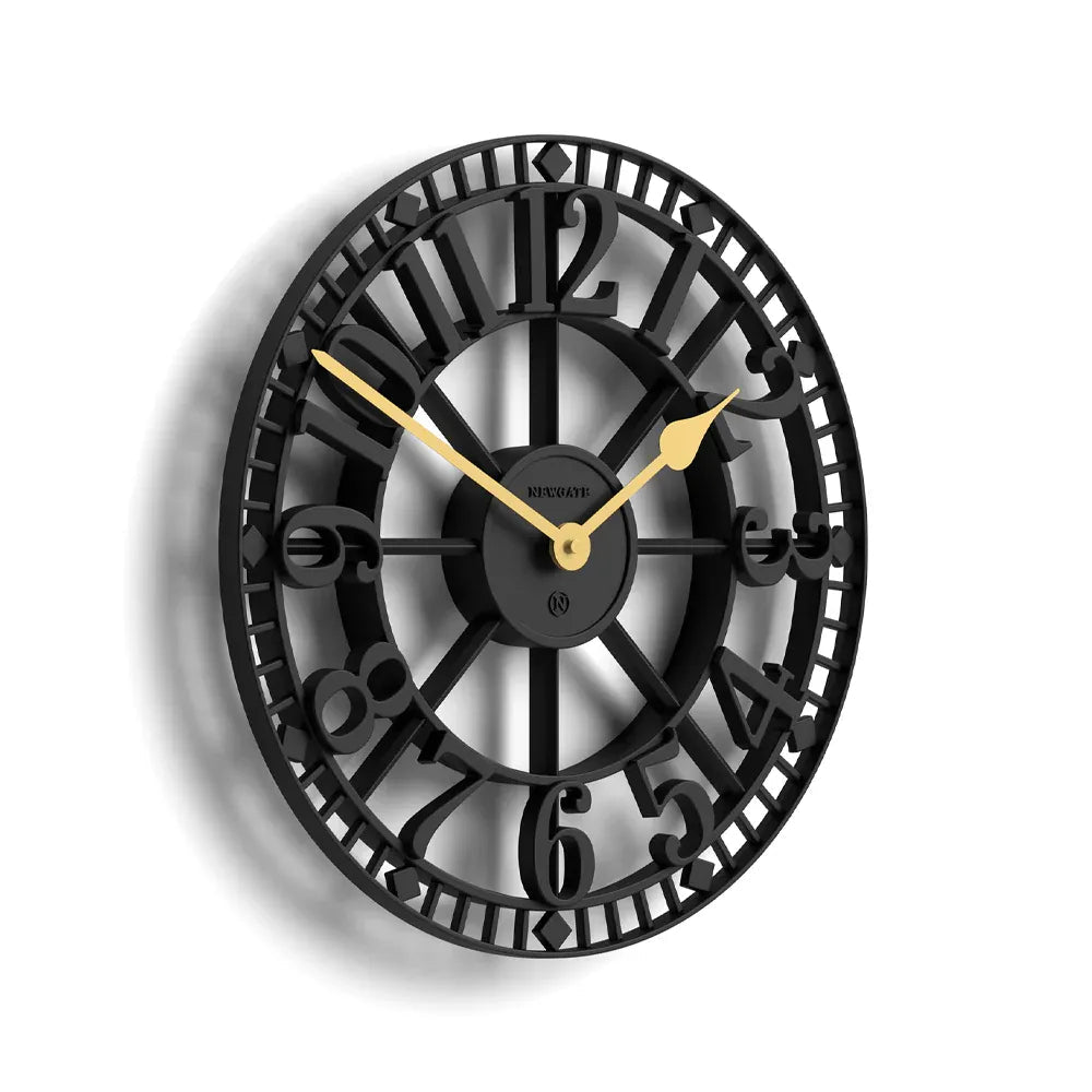 Newgate Warehouse Wall Clock - Black - Wall Clocks