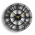 Newgate Warehouse Wall Clock - Black - Wall Clocks