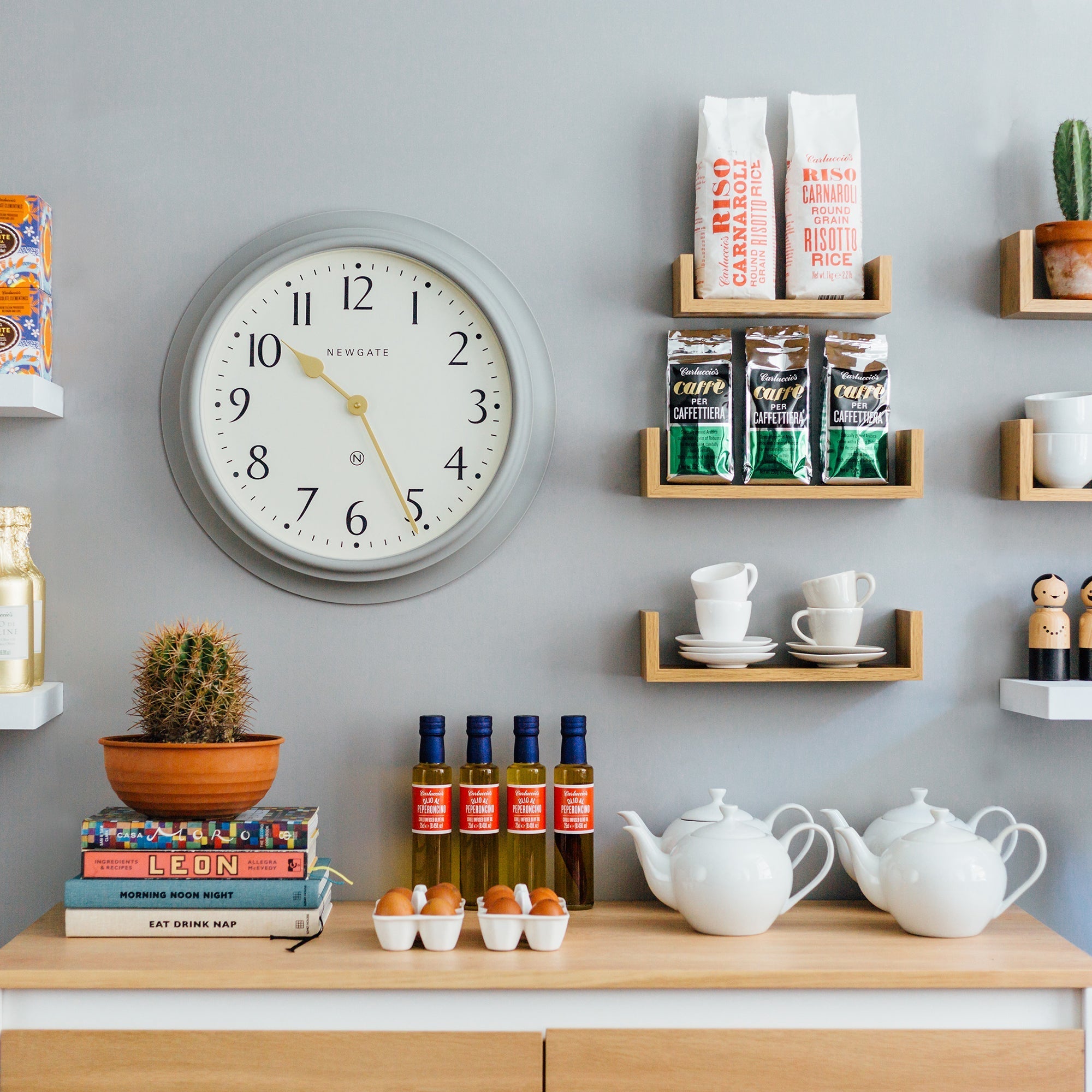 Newgate Westhampton Clock - Posh Grey - Wall Clocks